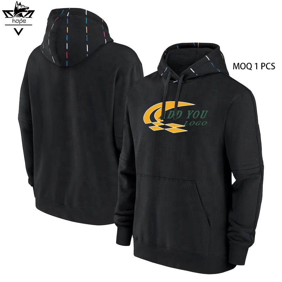 Factory 1 piece custom plus size men's hoodies & sweatshirts casual sports 230g 100% polyester men's hoodie