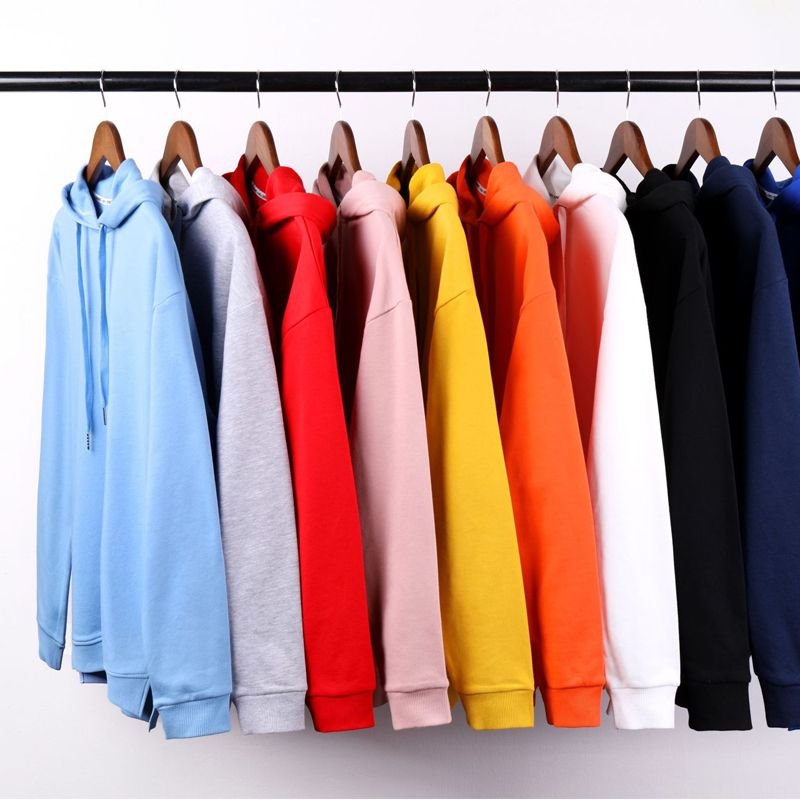 wholesale custom logo hoodies unisex cotton oversized blank heavyweight hoodie quality plain pullover thick fleece men's hoodies