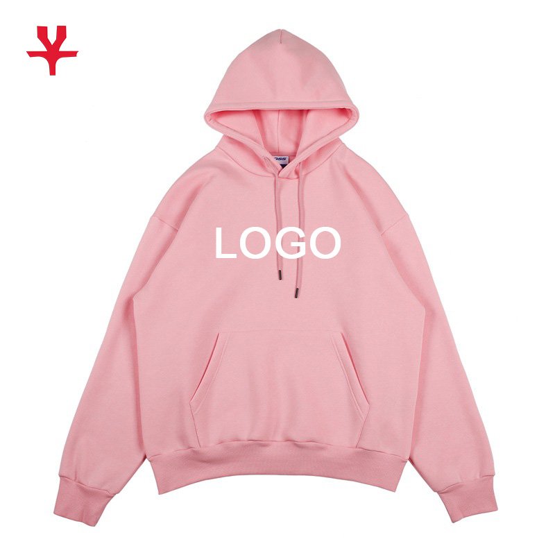 In Stock Wholesale Custom Plus Size Blank Plain Hoodie Oversized Sudadera Women's Streetwear Unisex Sweatshirts Men's Hoodies