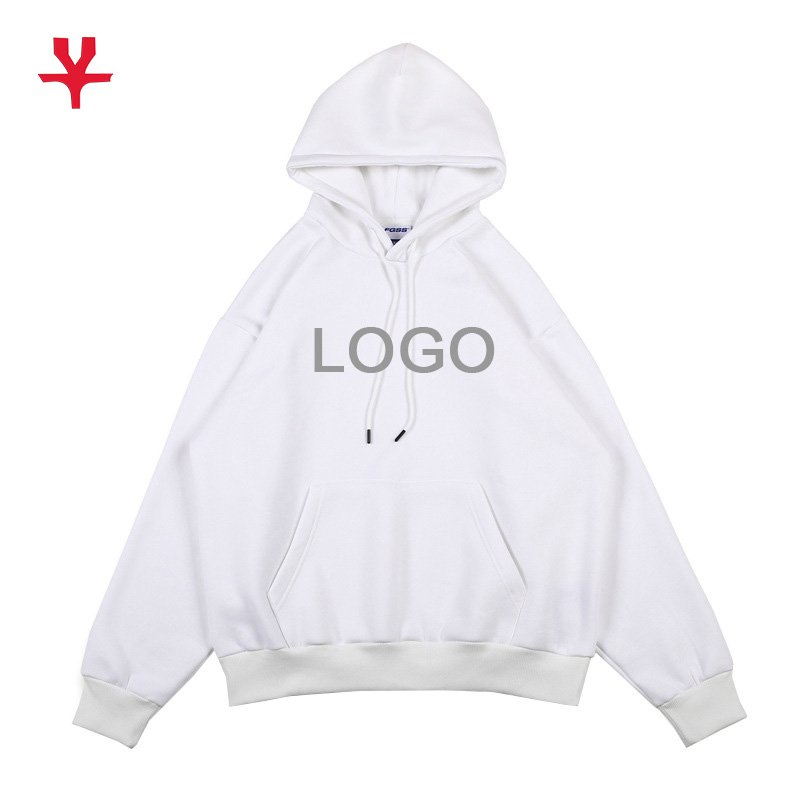 In Stock Wholesale Custom Plus Size Blank Plain Hoodie Oversized Sudadera Women's Streetwear Unisex Sweatshirts Men's Hoodies