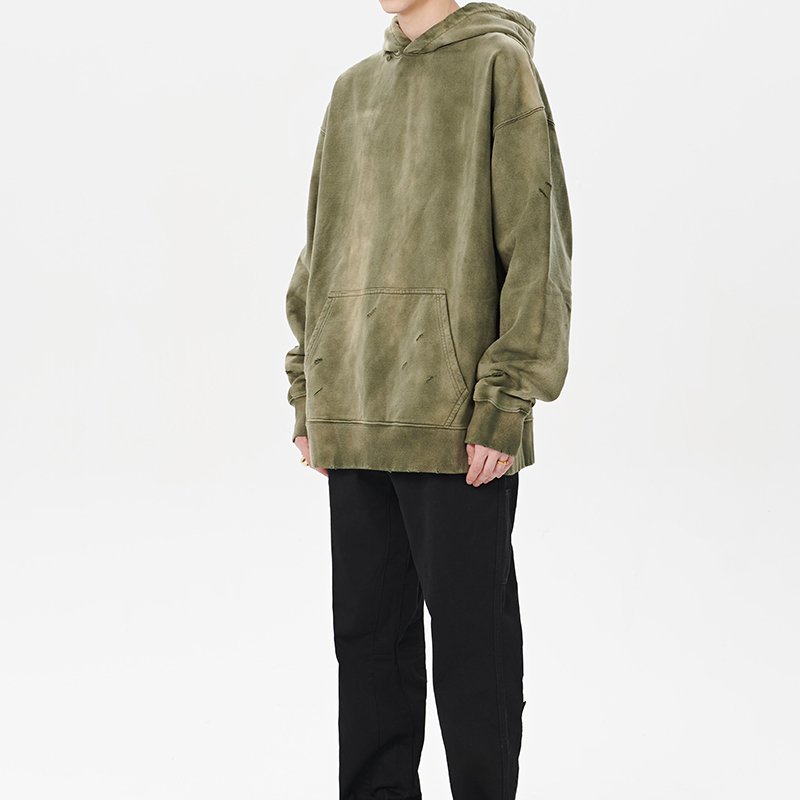 Blank Streetwear Heavyweight Men'S Hoodie Sweatshirt Custom Vintage Logo Oversized Men Hoodies