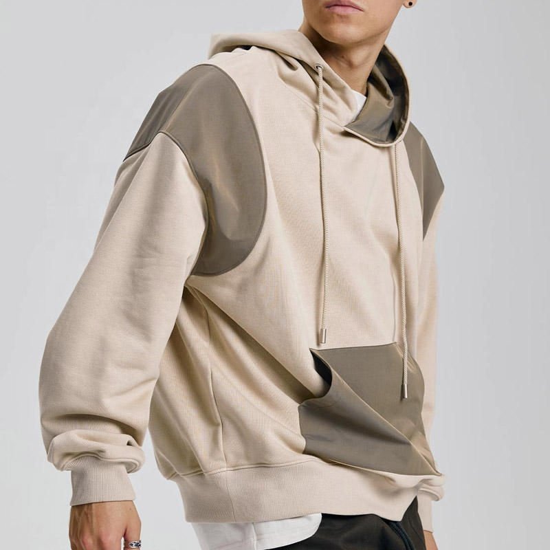 OEVE Custom Winter Hoodies 2 Piece Set Women's Long Gym Jogging Hoodies Colorblock Men's Hoodies and Sweatshirts