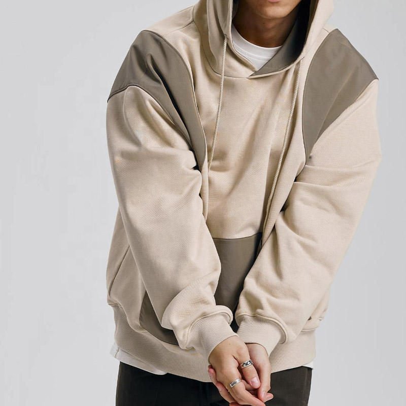 OEVE Custom Winter Hoodies 2 Piece Set Women's Long Gym Jogging Hoodies Colorblock Men's Hoodies and Sweatshirts
