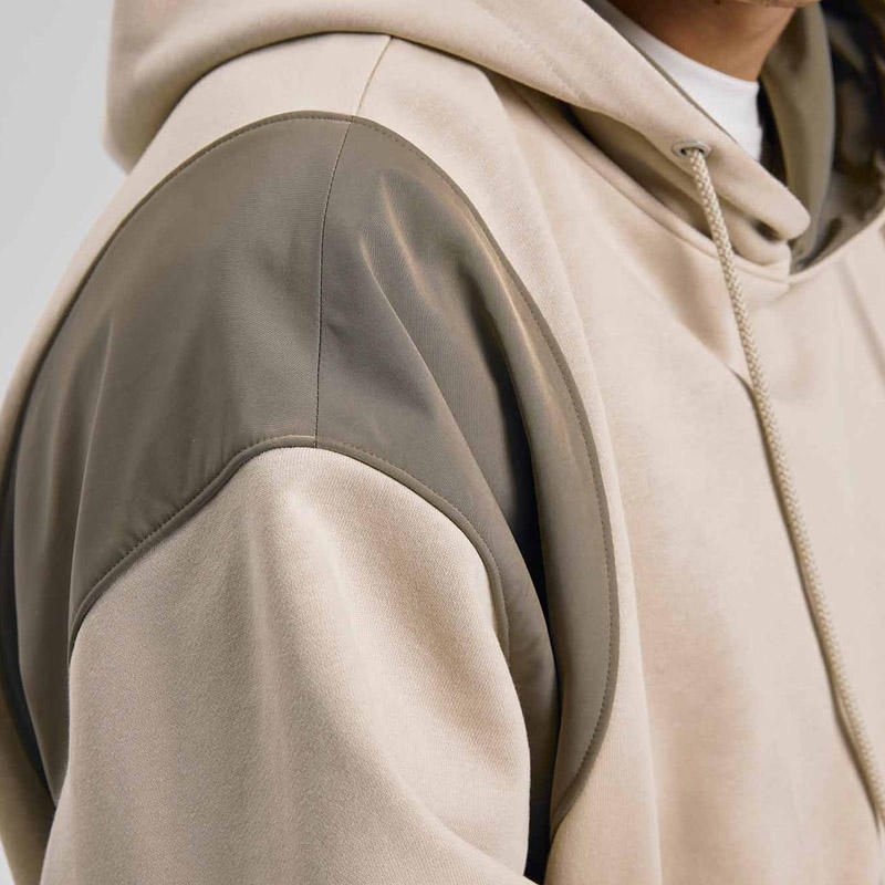 OEVE Custom Winter Hoodies 2 Piece Set Women's Long Gym Jogging Hoodies Colorblock Men's Hoodies and Sweatshirts