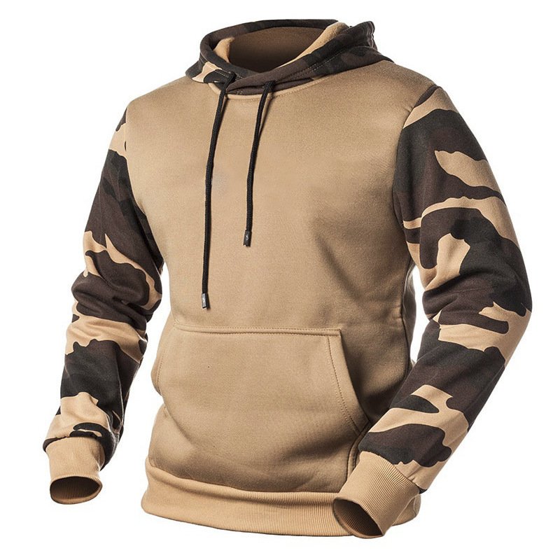 Fall/Winter 2024 Street Wear Workout Hoody Jacquard Camouflage Matching Casual Drawstring 24oz Custom Multi Color Hoodie Man