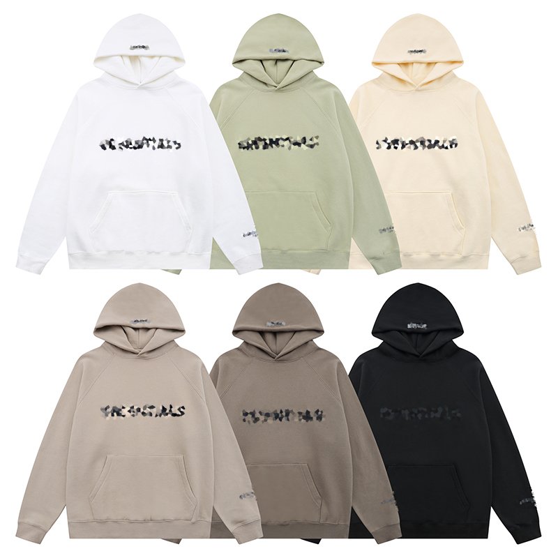 hooded pullover with plush hoodie EssentiT Shirts Hip Hop hoodie Luxury of God Graphic Custom 3D silicone hoodie