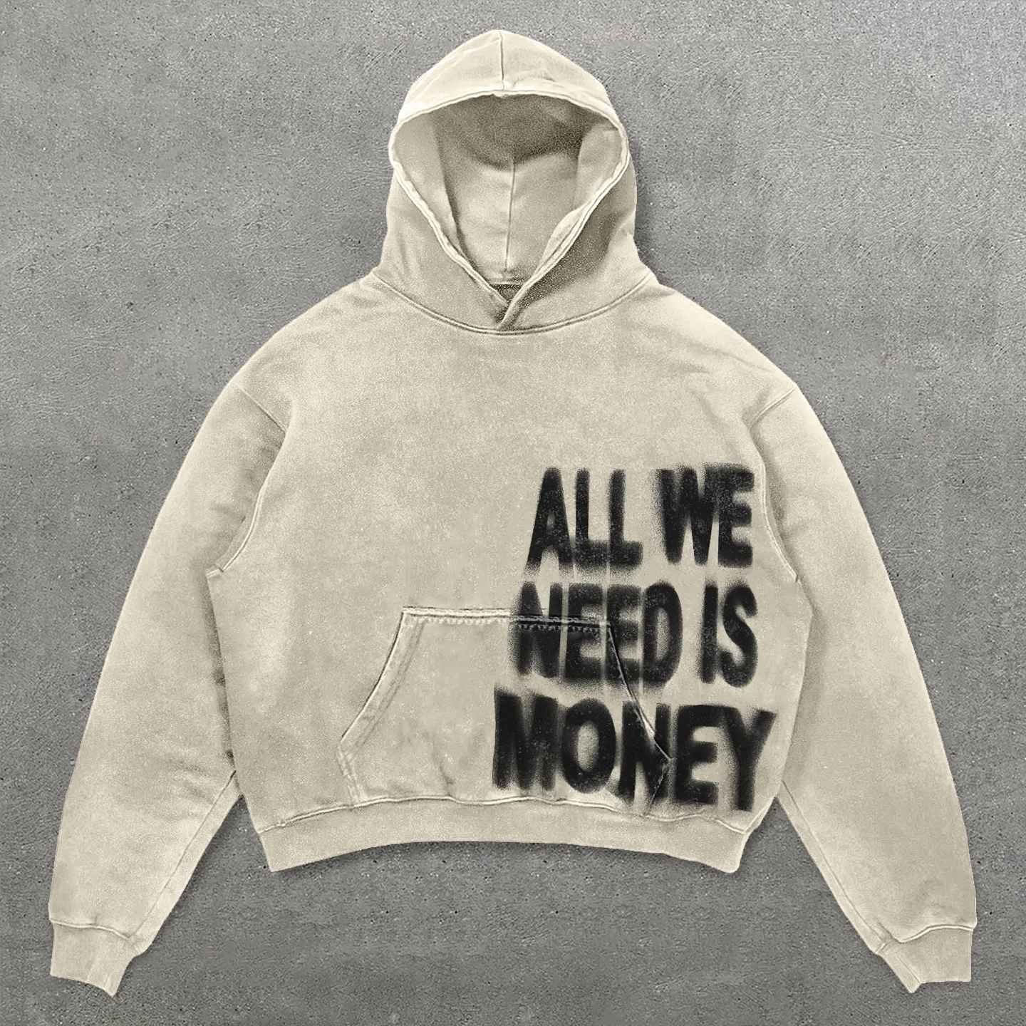 Custom vintage oversize washed pullover hoodie custom print sun faded sweatshirt custom Mens Distressed Acid Wash Hoodie