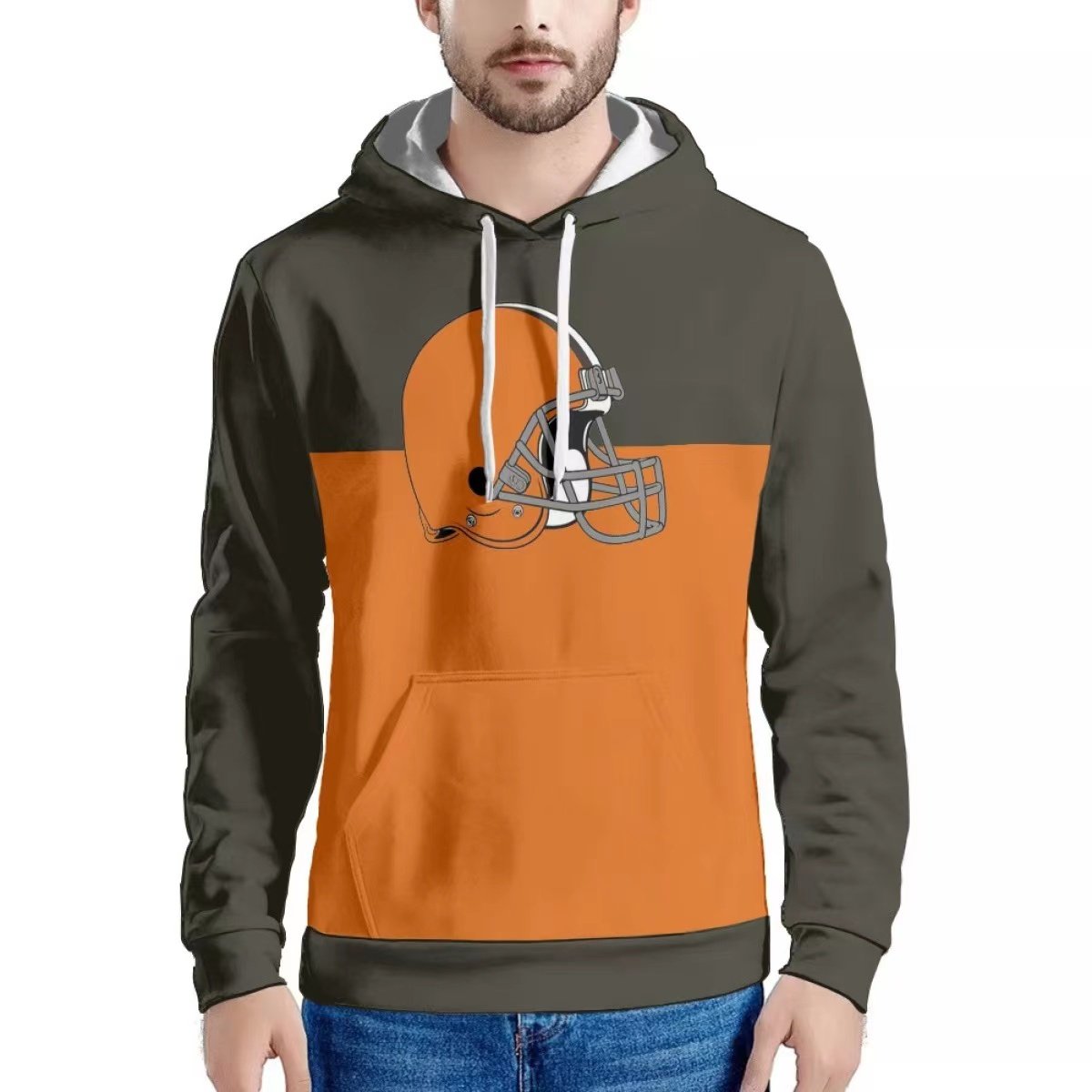 Newest Design American Football Team Sports Hoodies Polyester Keep Warm Cotton Sweatshirts Casual Sports Men's Hoodies