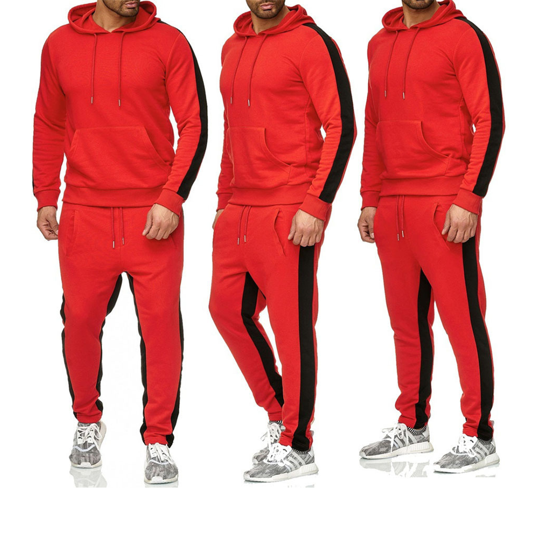 High Quality Men's Casual Jogging Sports Tracksuit Custom Logo Wholesale Plus Size OEM Supply