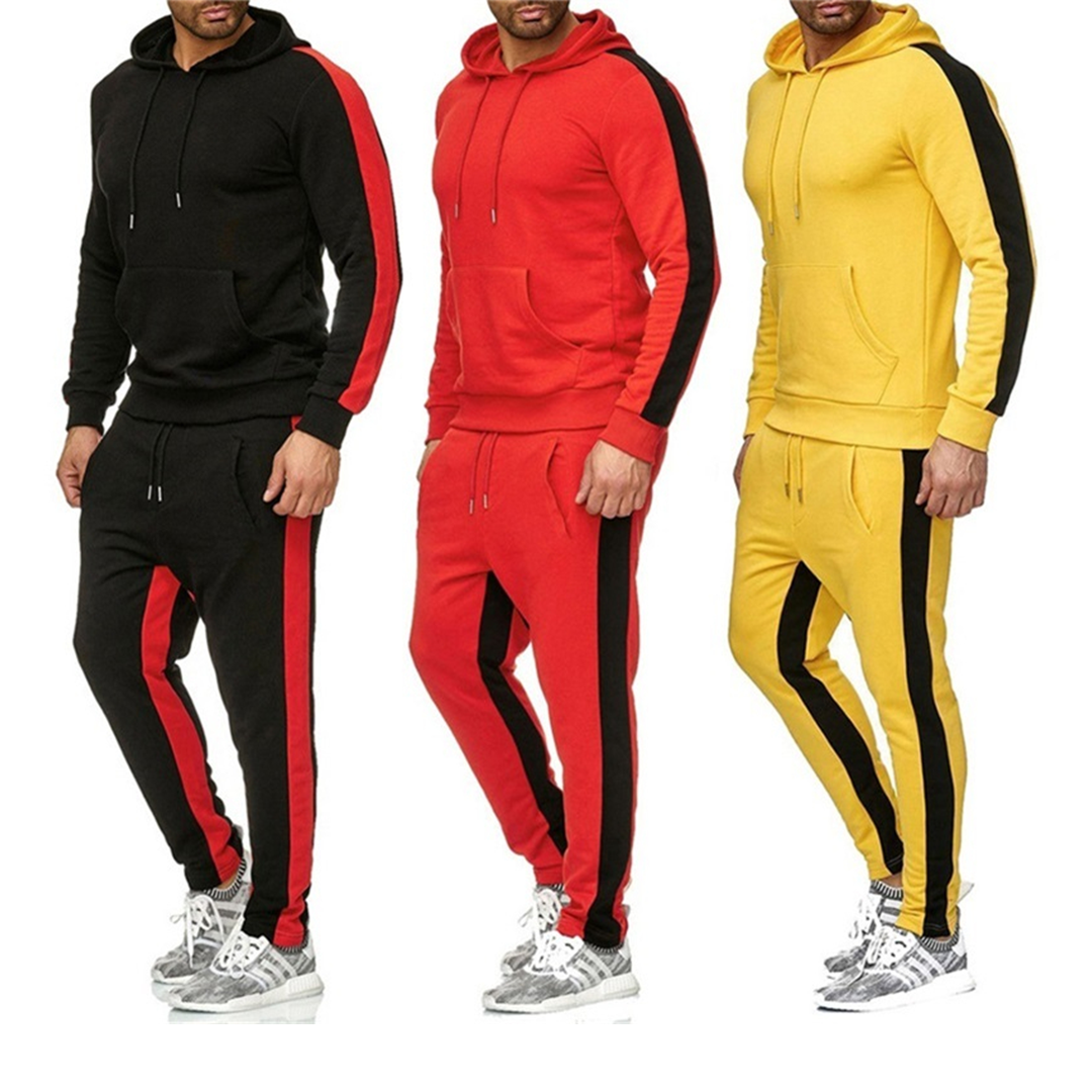 High Quality Men's Casual Jogging Sports Tracksuit Custom Logo Wholesale Plus Size OEM Supply