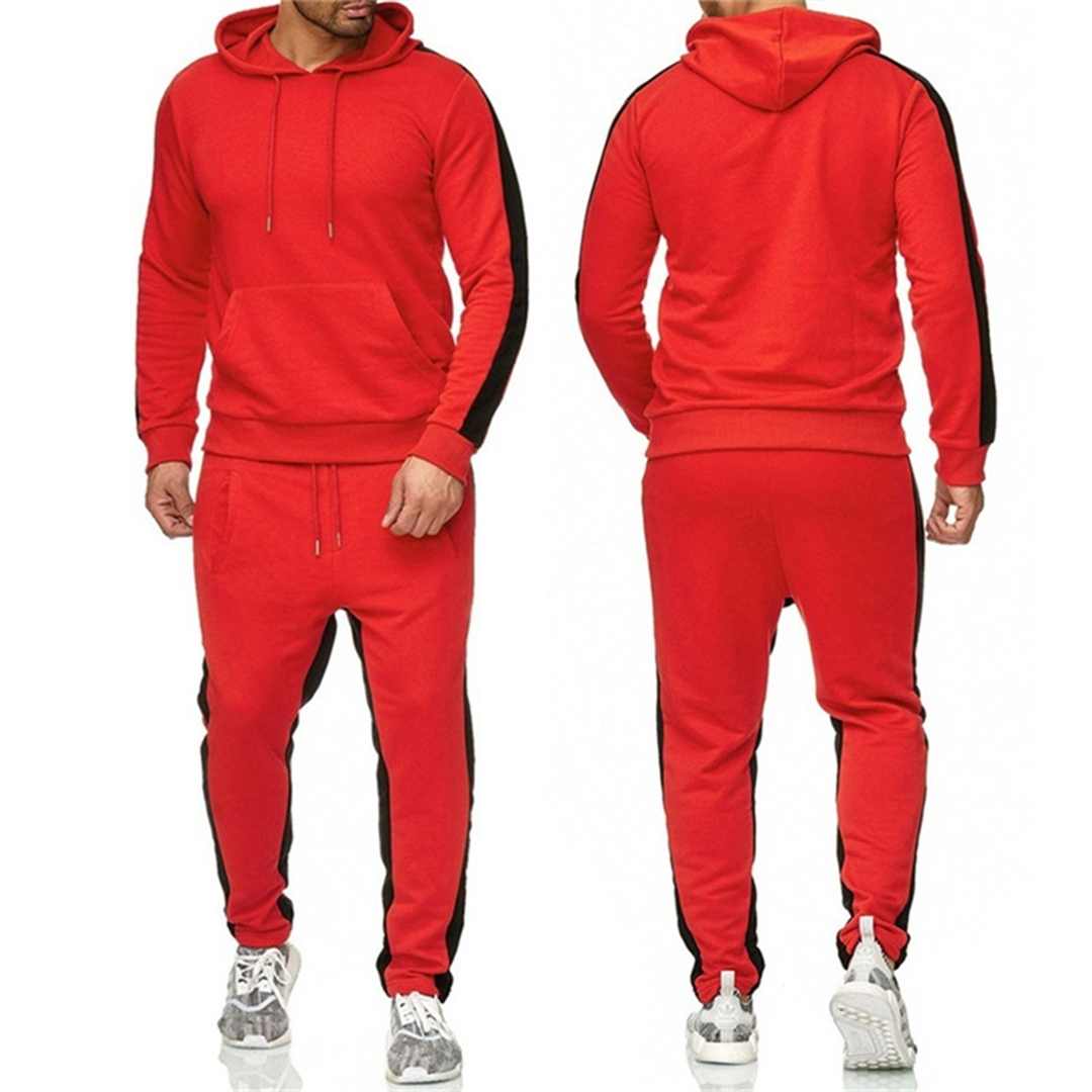 High Quality Men's Casual Jogging Sports Tracksuit Custom Logo Wholesale Plus Size OEM Supply