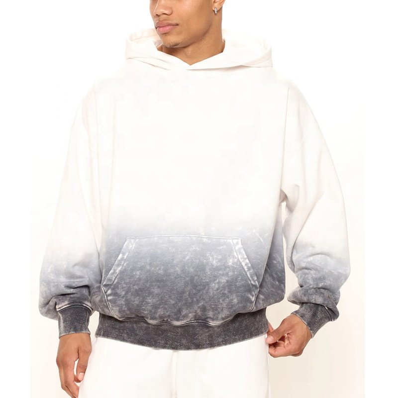 DEC Oem Custom Winter Men Tracksuits Vintage Pure Cotton Training Wear 2 Piece Set Logo Screen Print Acid Wash Tracksuit Men
