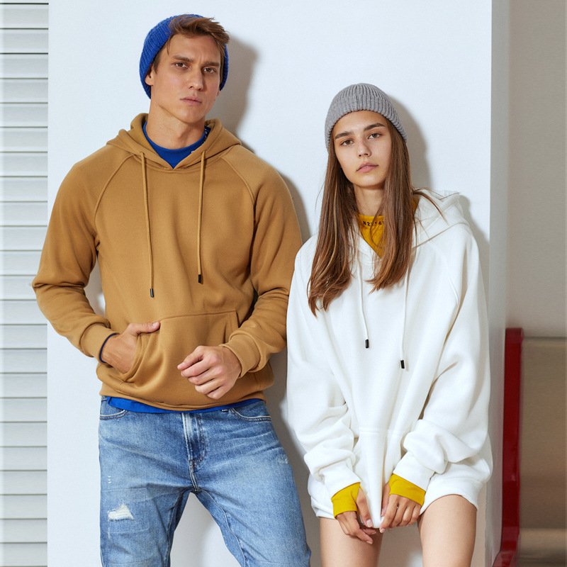 Wholesale Streetwear Gym Custom Pullover Sweatshirts Oversized Plain Men's Hoodies