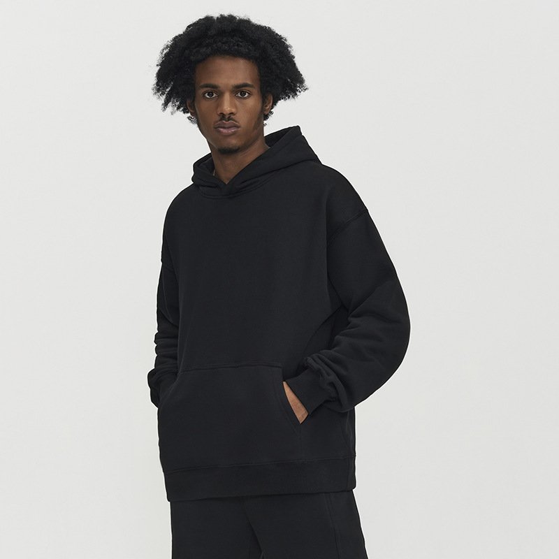 Unisex High quality Powerblend 390G Fleece Pullover Hoodie custom private Logo Adult Fashion Trendy Fleece Hooded Sweatshirt