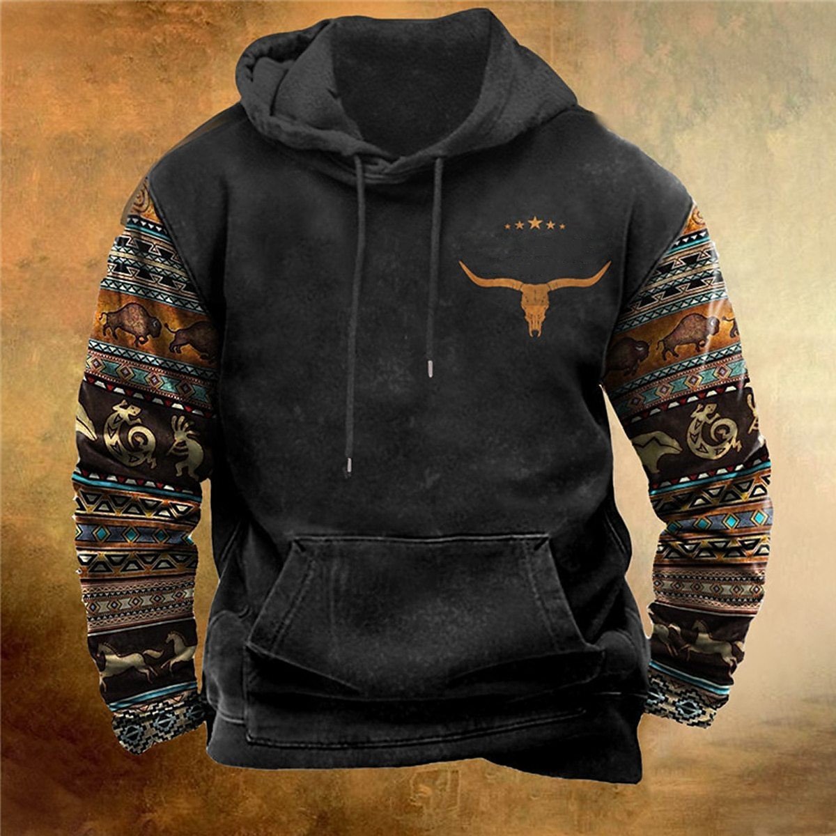 Custom Design Men's Puffer Hoodie Breathable Cotton Sublimation Streetwear Latest Pullover Fleece Hoodie