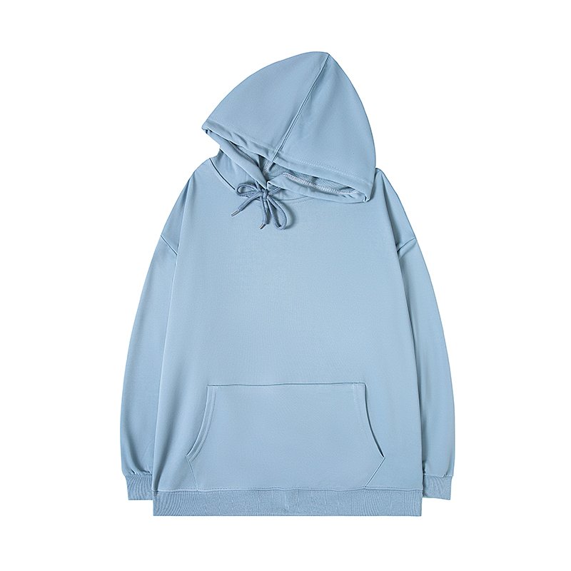 Wholesale Hoodie Solid Color Round Collar Men Hoodie Custom Work Clothes Wholesale men's hoodies sport