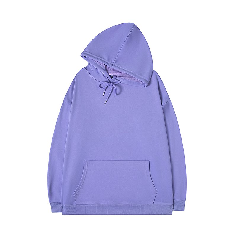 Wholesale Hoodie Solid Color Round Collar Men Hoodie Custom Work Clothes Wholesale men's hoodies sport