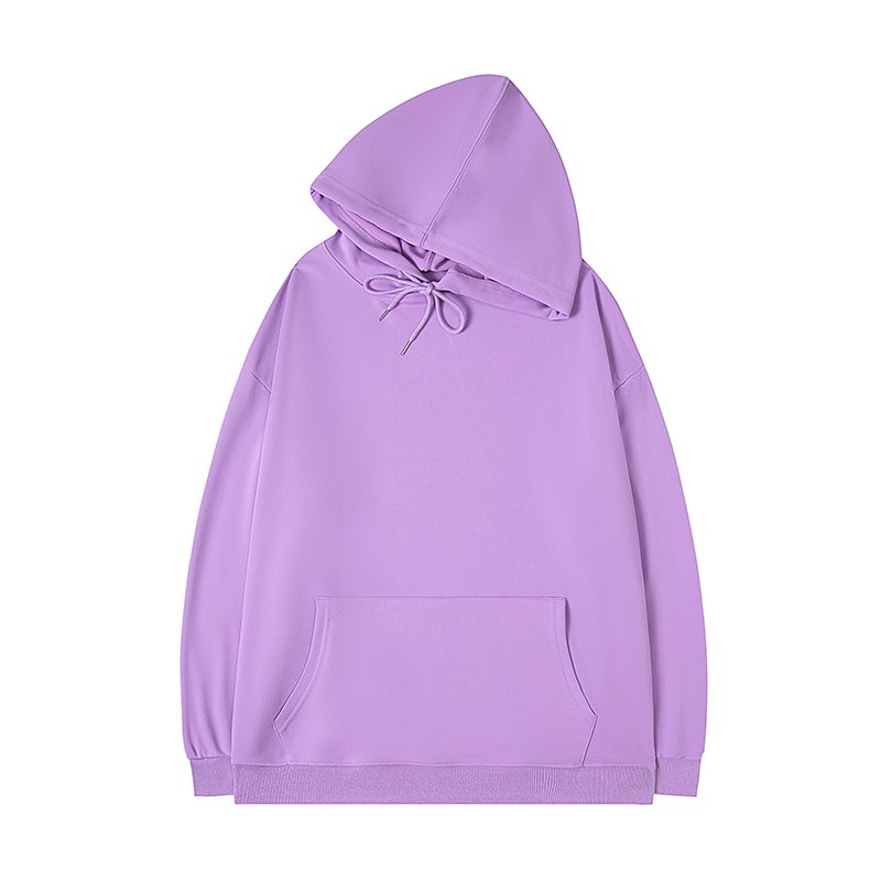 Wholesale Hoodie Solid Color Round Collar Men Hoodie Custom Work Clothes Wholesale men's hoodies sport