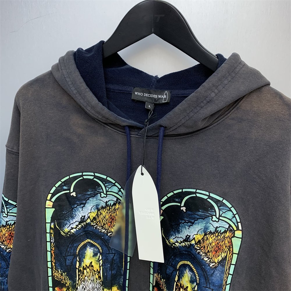 WHO DECIDES Hoodie Descent Hooded Sweatshirt Wholesale of high-quality men's hoodies