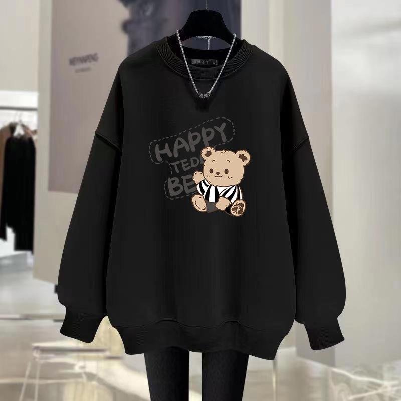 New Arrival Women's 100% Cotton Pullover Soft Terry Sweatshirt with Lined Crop Top Hoodie for Autumn Winter Front Logo Design
