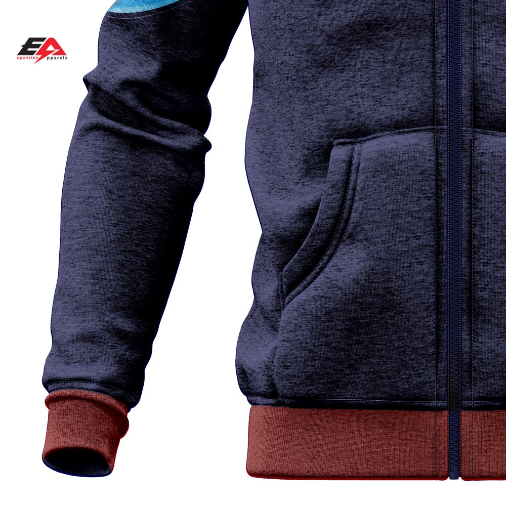 High-End Custom Men's Hoodie Unisex Casual Print on Organic Cotton Fleece Wholesale Streetwear by Manufacturer