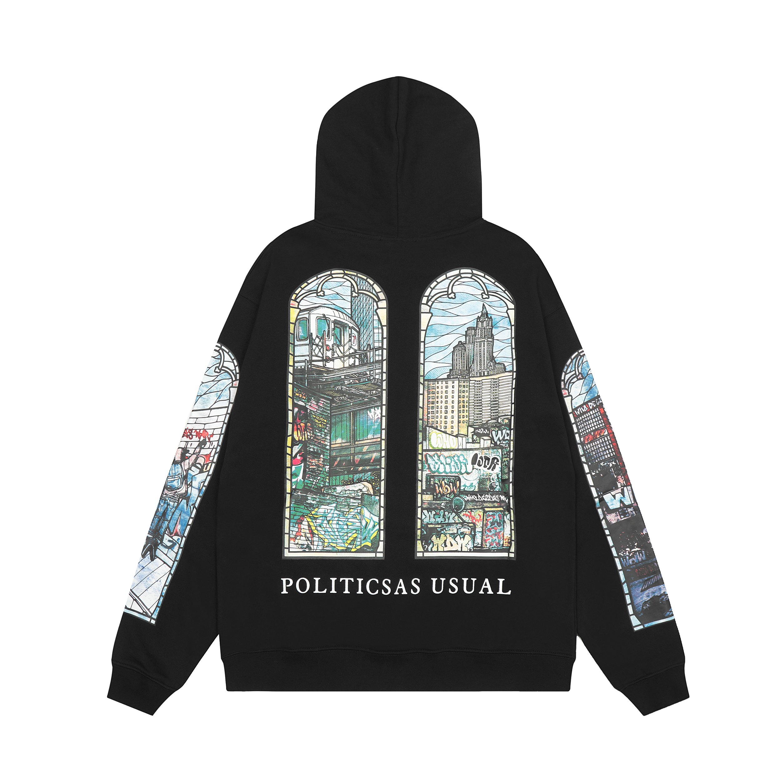 Who Decides War Wholesale High Quality Heavyweight Unisex hoodies Oversized Vintage High street men's hoodie