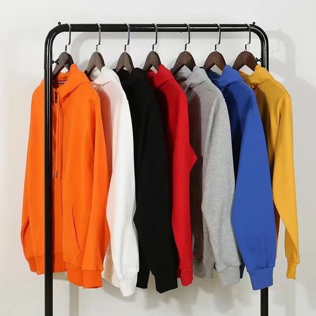 ODM/OEM wholesale plus size men's hoodies full zip up custom print logo hoodie for men and women