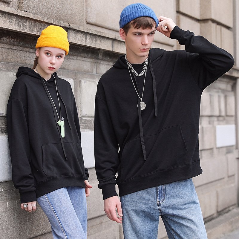 Low MOQ Custom Logo Men's Drop Shoulder Hoodie Sweatshirts Free Sample Hoodie Pullover Unisex