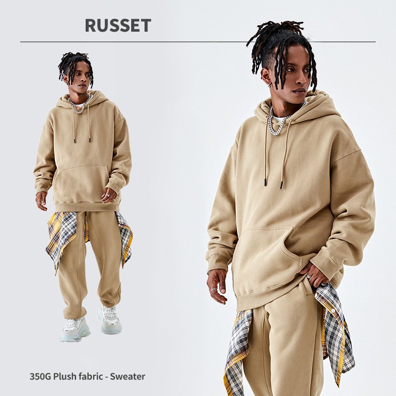 Cheap hot selling autumn outdoor tracksuits sets 2 pieces jogging sweatpants and hoodie set men's hoodies & sweatshirts