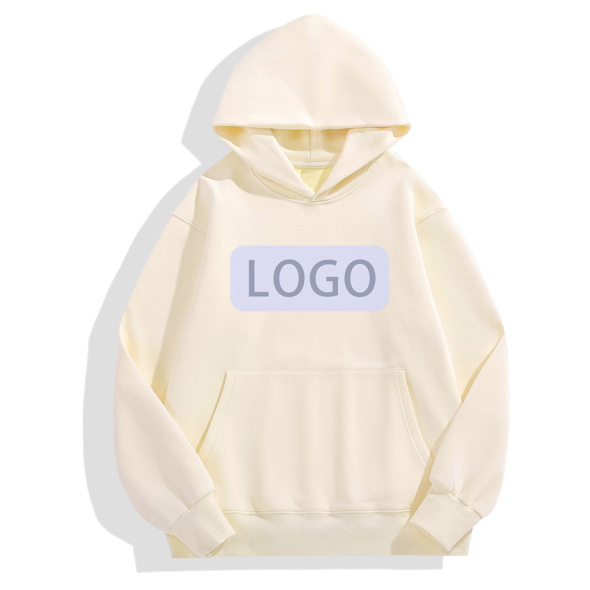Manufacturer High Quality HeavyWeight Custom LOGO 420G 100%Cotton Oversize Fleece Puff Printing Unisex Men's Hoodies&Sweatshirts