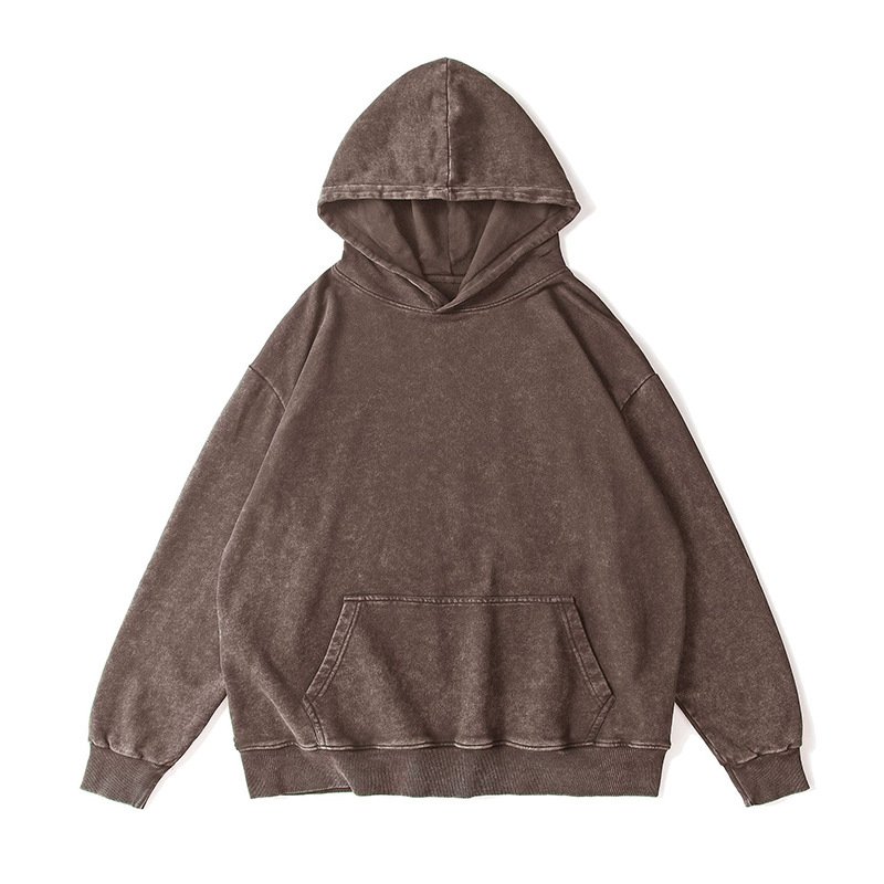 Acid Wash Oversized Hoodie Vintage Men Heavyweight French Terry Hoodie custom men's hoodies & sweatshirts