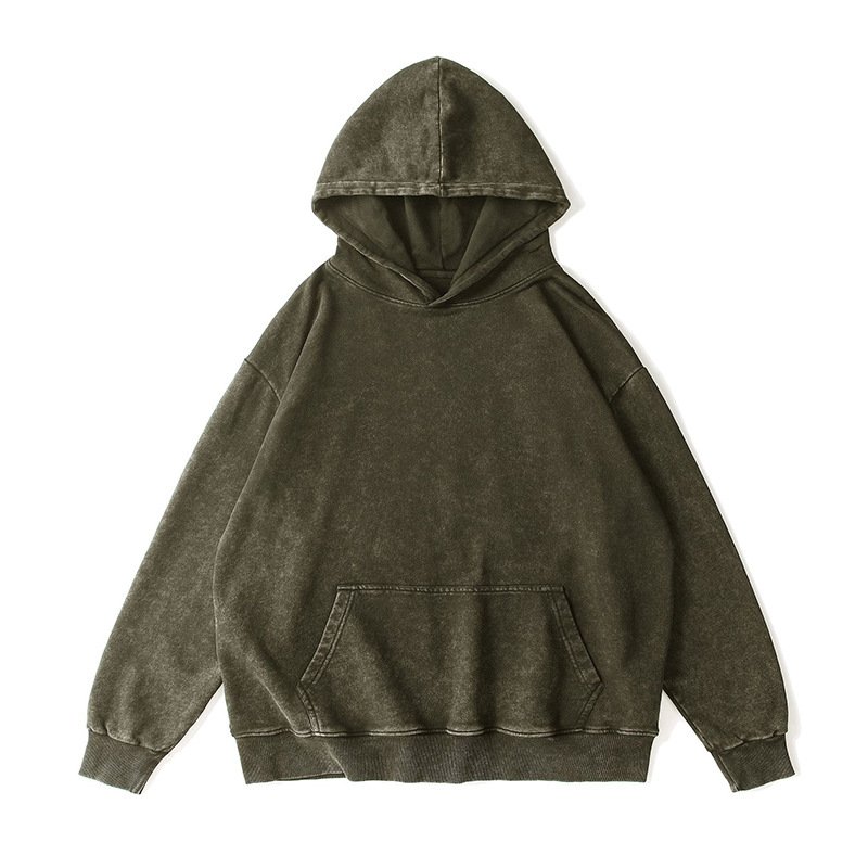 Acid Wash Oversized Hoodie Vintage Men Heavyweight French Terry Hoodie custom men's hoodies & sweatshirts