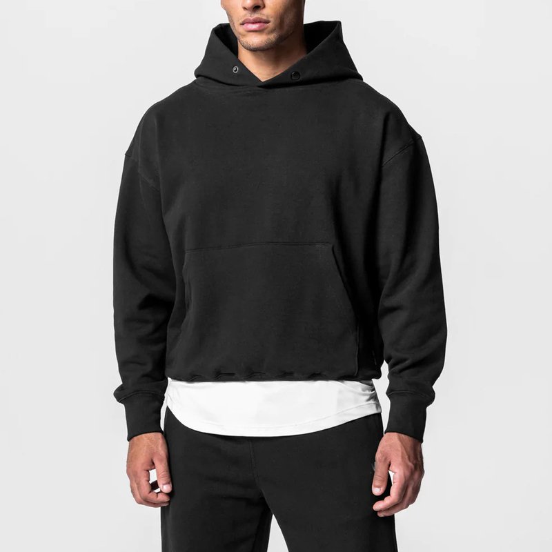 New Arrival Boys High Quality Fleece Plain Cotton HeavyWeight Custom Logo Blank Men's Hoodies