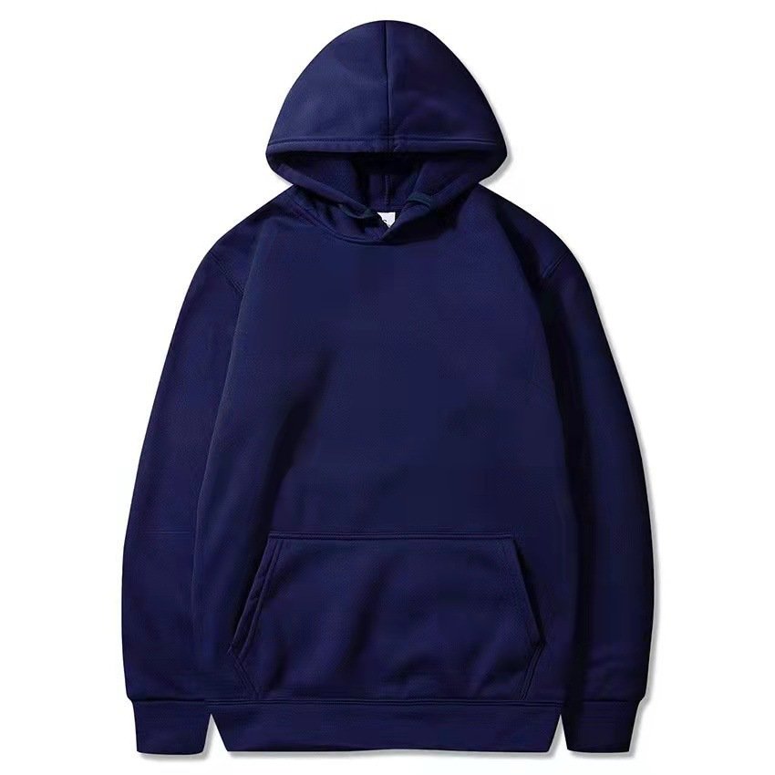 Autumn and Winter Padded Blank Men's Sweatshirt Big Size Solid Color Pullover Hoodie Sweatshirt Men Wholesale