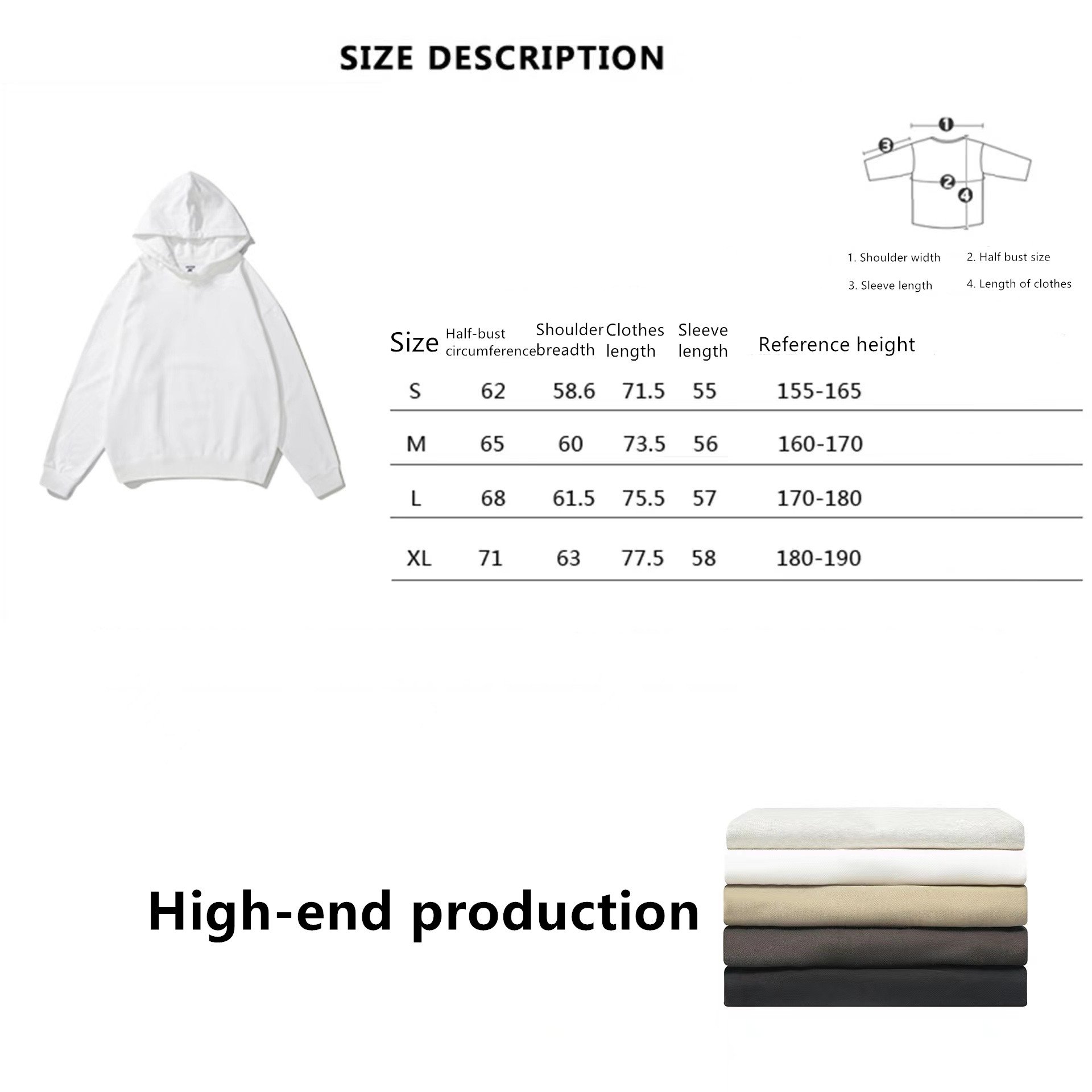 Custom Logo Blank Streetwear Unisex Pullover Sweatshirts Plus Size Double Layer Heavyweight 350 400 520 800 Gsm Hoodies For Men