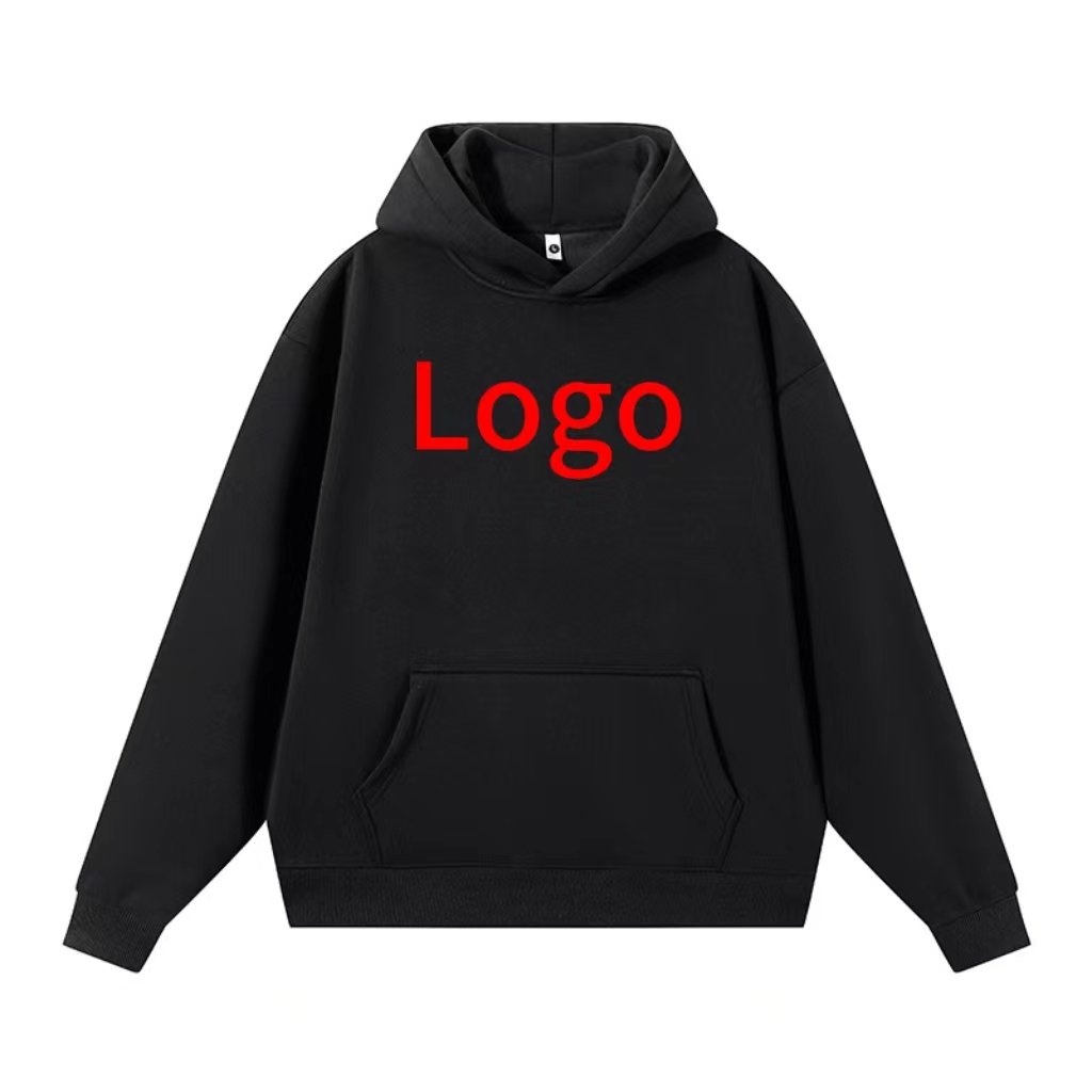 Unisex Heavyweight Oversized Hoodies Custom Logo Blank Fleece French Terry Lined Knitted Solid Drop Shoulder No String Men Women