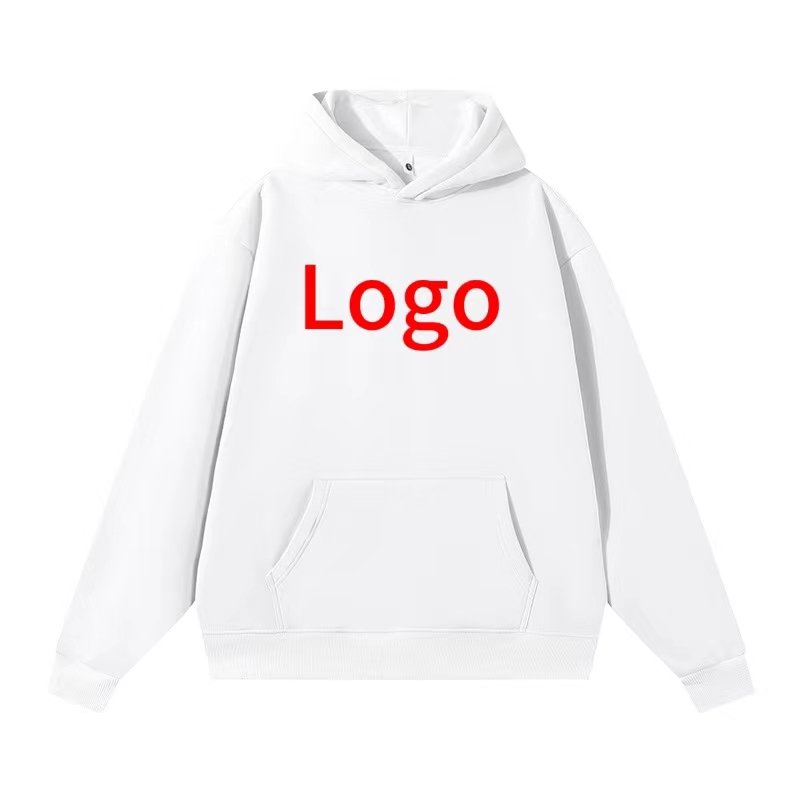 Unisex Heavyweight Oversized Hoodies Custom Logo Blank Fleece French Terry Lined Knitted Solid Drop Shoulder No String Men Women