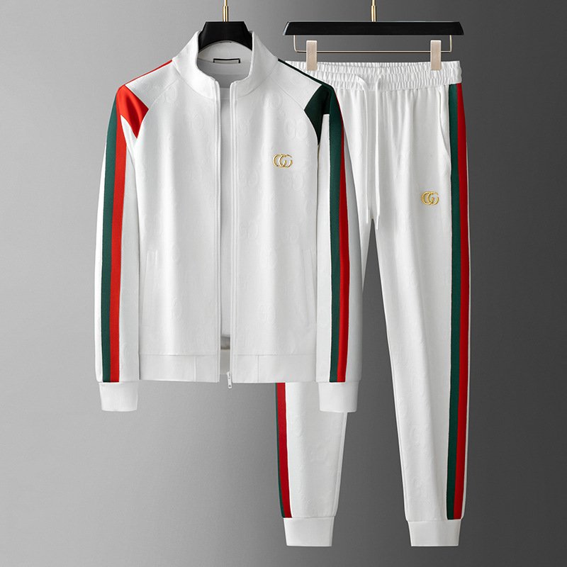 Corduroy 2 piece sweatsuit set men's clothing suits for men's hoodies & sweatshirts set