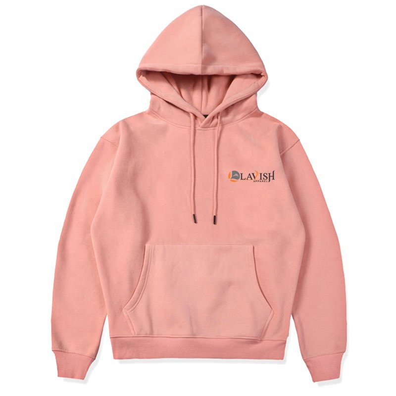 Custom Made Wholesale Men's Plain Fleece Knitted Blank Pullover Oversized Hoodies Men