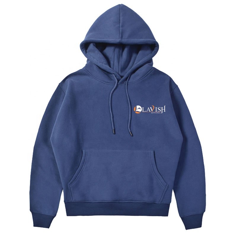 Custom Made Wholesale Men's Plain Fleece Knitted Blank Pullover Oversized Hoodies Men