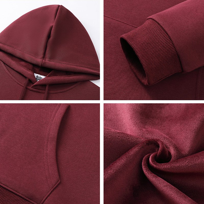 350gsm Wholesale Quality Heavyweight Cotton Men's Hoody Oversized Custom Print Luxury Puff Pullover Label Custom Fleece Hoodies