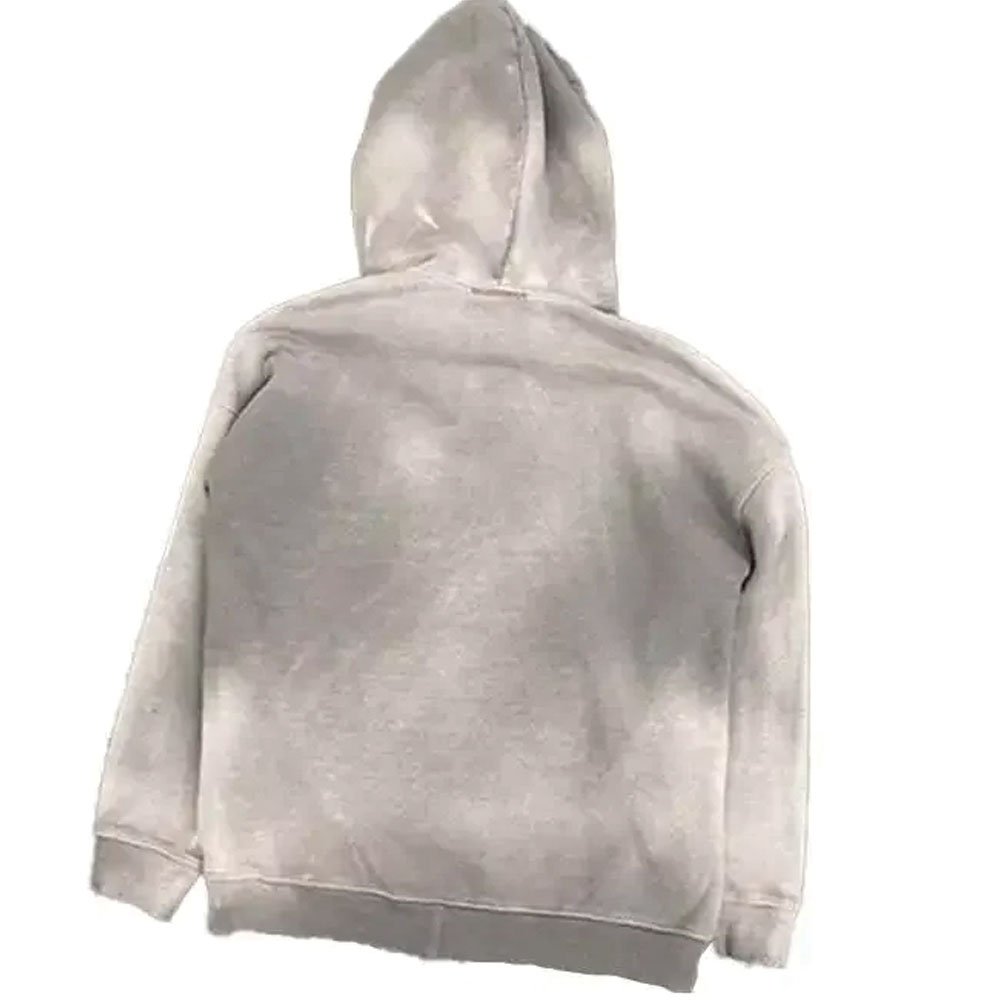 New Fashion Custom Solid Color Heavyweight Blank Men's Hoodie High Quality Oversized Drop Shoulder Acid Wash Zipper Hoodie Men