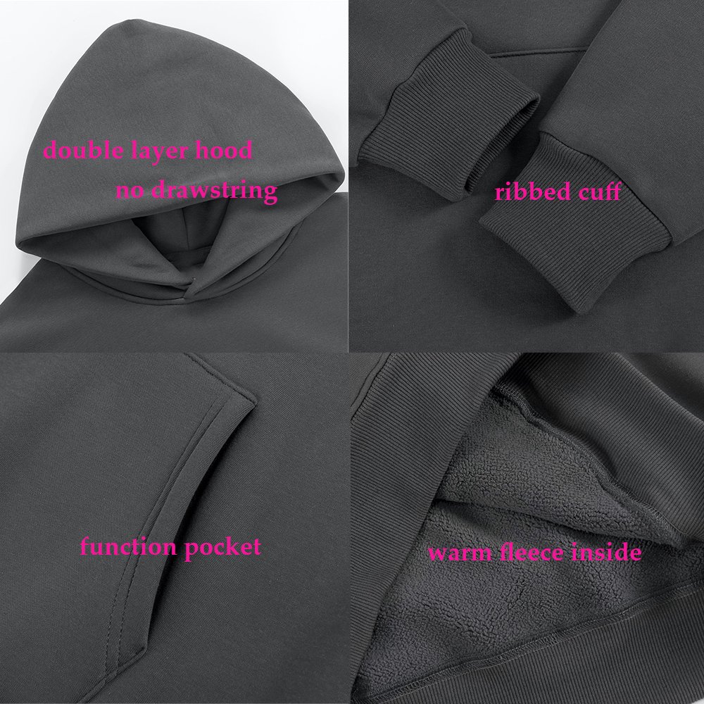 Custom Hoodie Men 100% Cotton Blank Casual Puff Print Hoodie 500gsm Heavyweight Fleece Unisex Oversized Embroidery Men's Hoodies