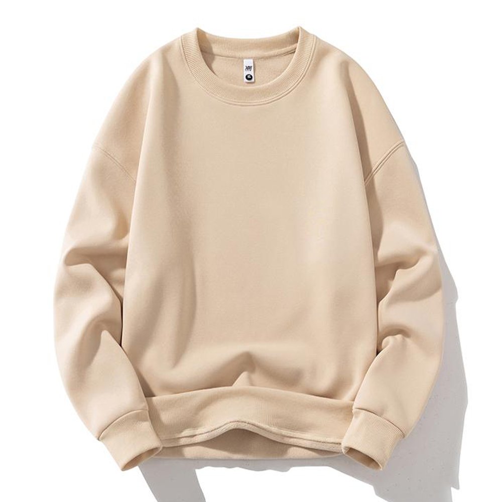 Winter Heavyweight Fleece Sweatshirt Custom Oversize Sweatshirt High Quality Plain Cotton Sweatshirt For Men Sudadera Oversize