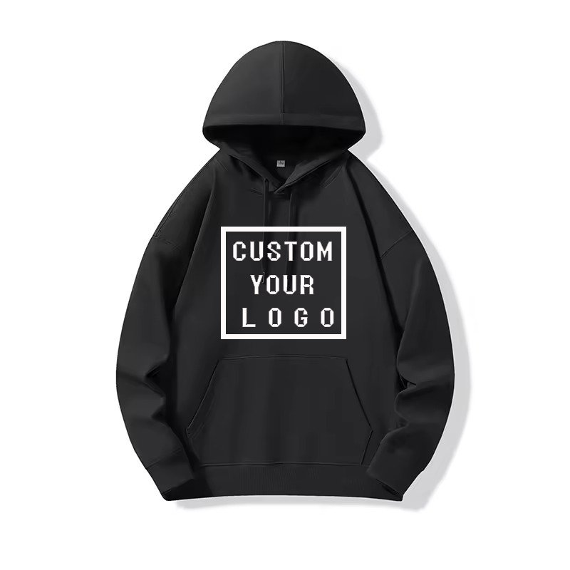 Custom Men's Hoodies Blank Sweatshirts New Fashion Navy Blue Essentials Hoodies Adult Female Male boxy Street wear hoodies
