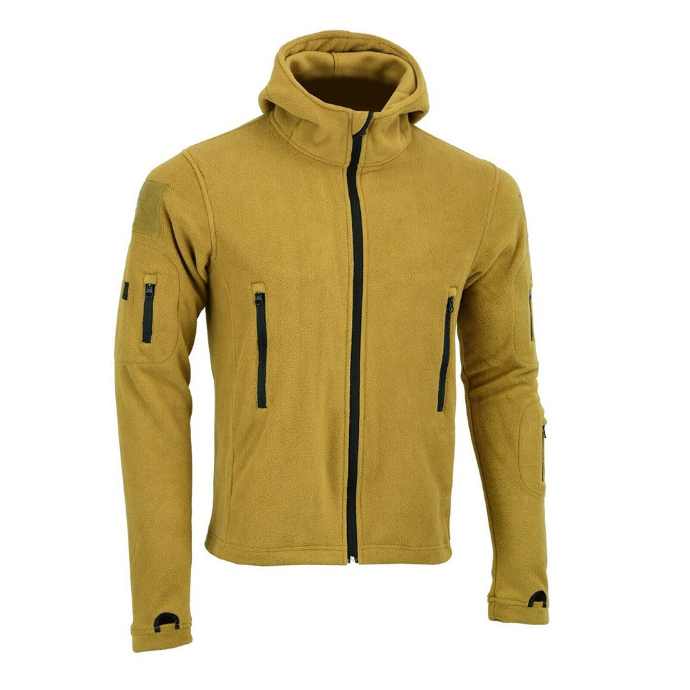 Custom men's High Quality Soft Polyester zipper hoodie Plush Fleece Hooded jacket oversized Hoodie for men
