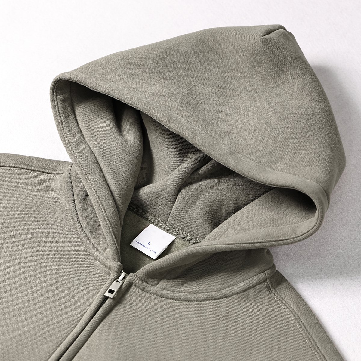 Wholesale High Quality Cotton Zipper Men Oversized Hoodie Printing Embroidery Custom Logo Hoodies Unisex