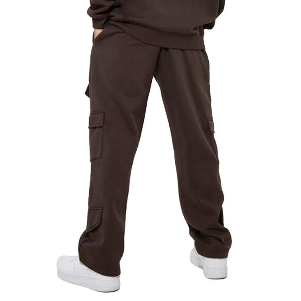 Men's Hoodies And Sweatpants Sets Cargo Custom Embroidery Men Jogging Suit Sweatsuit Oversized Cargo Hooded Tracksuits