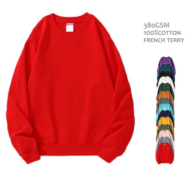men's 100%cotton blank thick french terry luxury quality heavy weight oversized fit custom print logo men's hoodies&sweatshirts