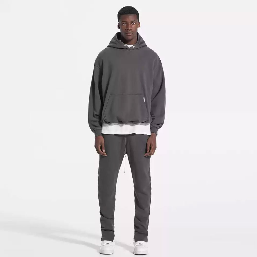 350 GSM heavy weight men's hoodie heavy weight hoodie custom 100% cotton winter sweatshirt unisex over sized hoodie